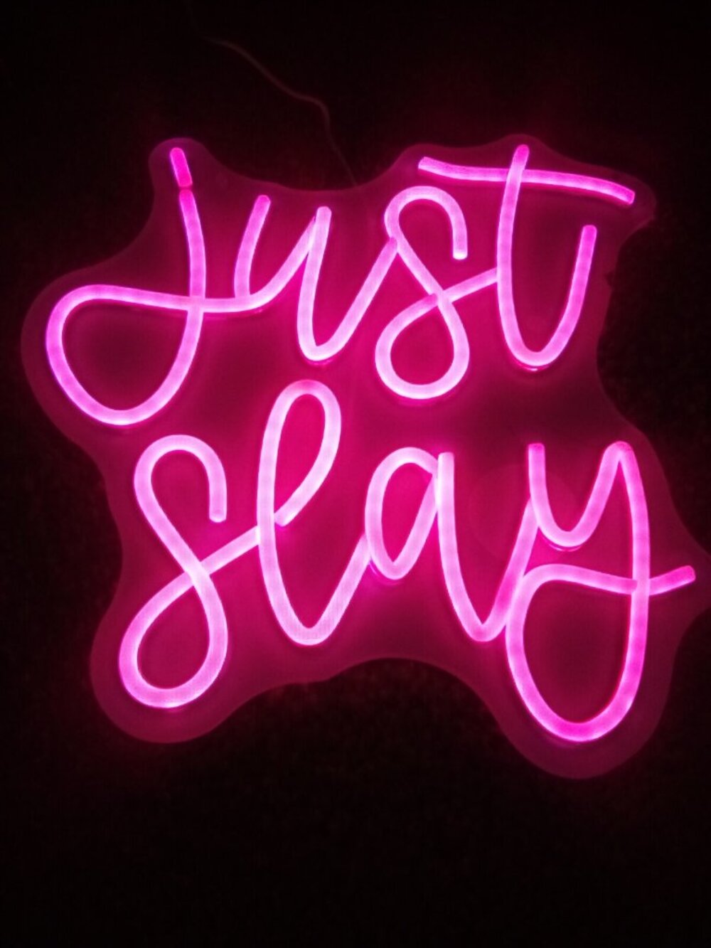 Just Slay Neon Sign 12x10 inch